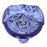 Mexican Talavera Pedestal Sink Roman Style Acapulco Azul